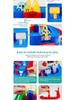 Car Adventure Breakout Train: Educational Inertial Toy Car with Macaron Color Tracks and Parking Lot