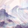 Tessuto Stampato Paesaggio Cinese Traslucido Stile Antico Chiffon Stampato Tessuto Hanfu Abito Hanfu Costume di Scena Decorazione 1/3/5M