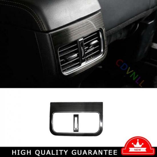 Fit For Mazda CX-5 2017-2024 Black Titanium Rear Air Outlet Vent Cover Trim 1PCS