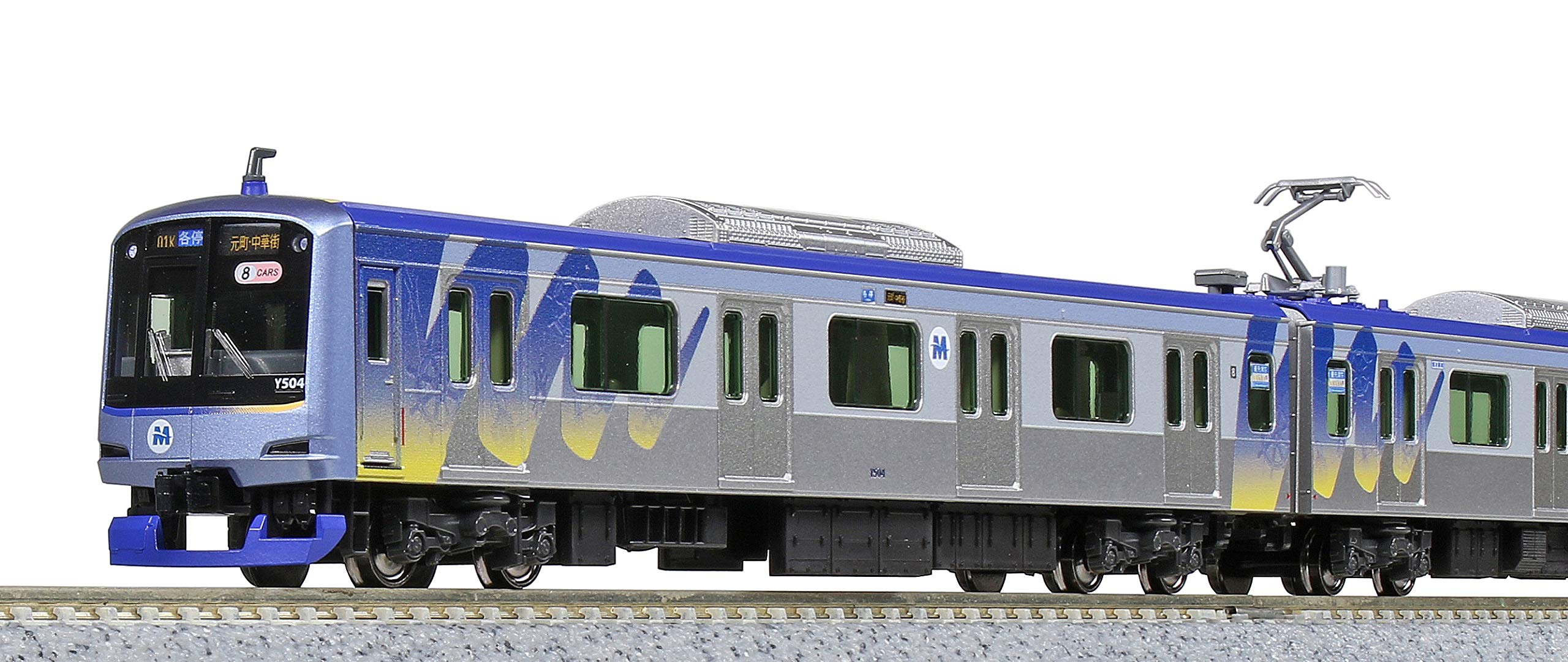 

KATO N Gauge Yokohama Minatomirai Railway Y500 Series Set Model Train 8-Car 10-1459