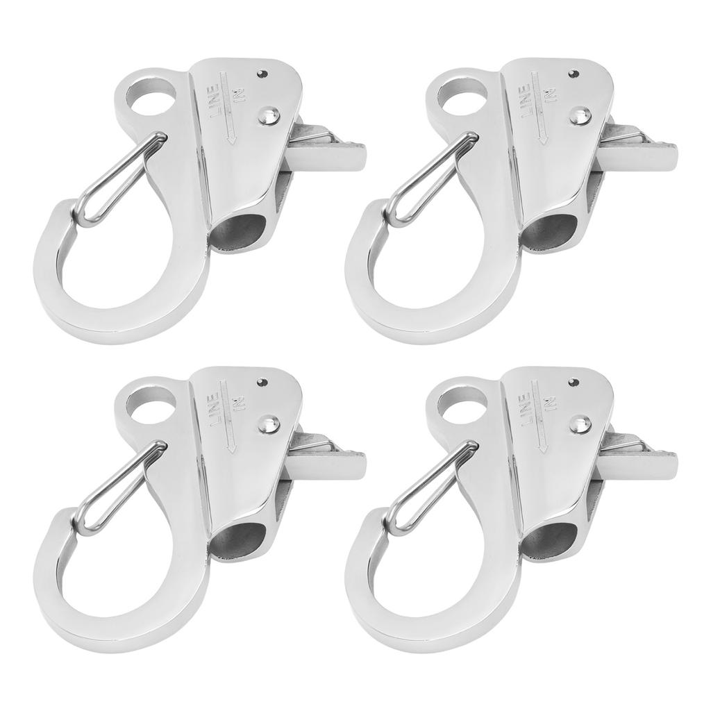 4 Pcs Boat Anchor Hook 38 To 58 Inch Opening 316 Stainless Steel Boat Anchor Quick Release Clip