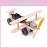Kids Diy Wooden Assembly Gliding Airplane Material Kit For Science Experiment Model