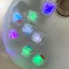 8PCS Animaux Marins de Dessin Animé Glaçon Lumineux Jouet de Bain LED Coloré Jouet Lumineux Sensible au Toucher
