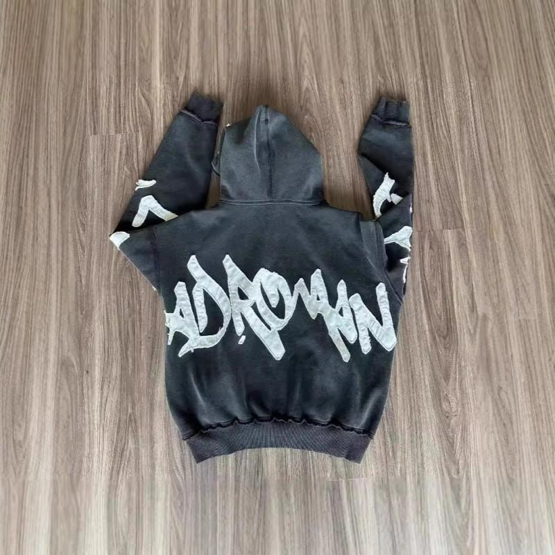 Unisex Oversized Hooded Sweatshirt With Graphic Print Streetwear Loose Fit Casual Pullover