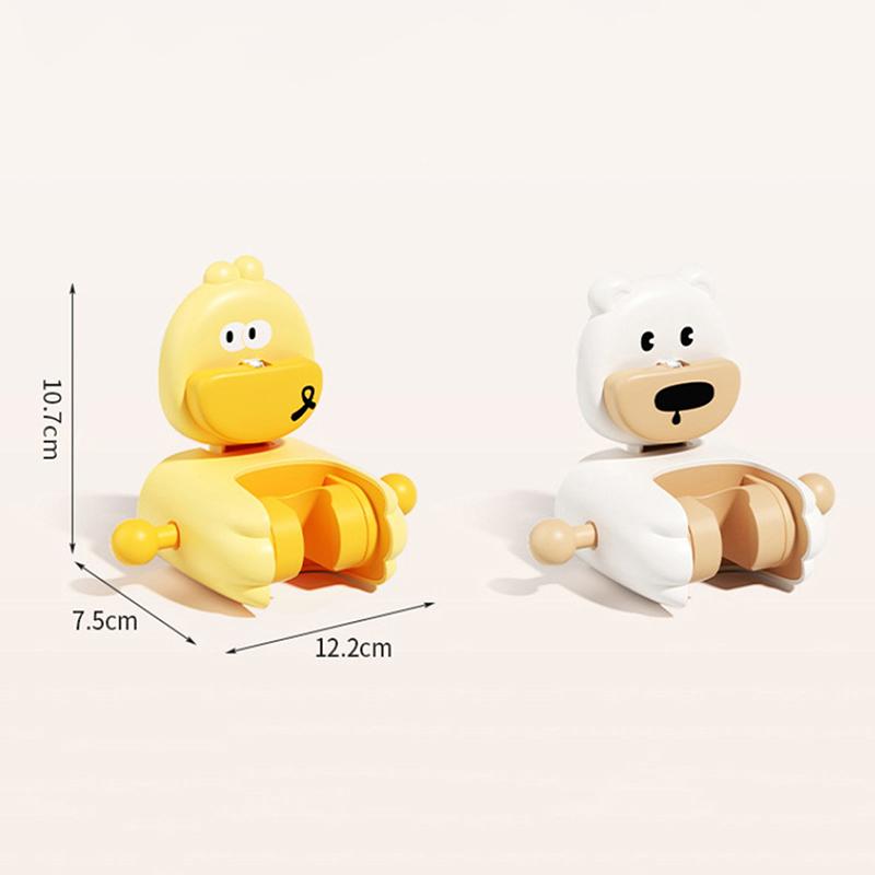 1Pc Cartoon Shower Head Holder Suction Cup Shower Head Adjustable Shower Holder Suitable For Family And Children