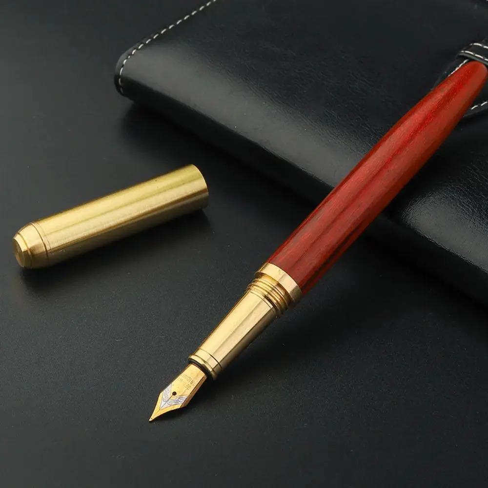 High-end Busines Wood Fountain Pen Smooth Writing Exquisite Calligraphy Fountain Pen
