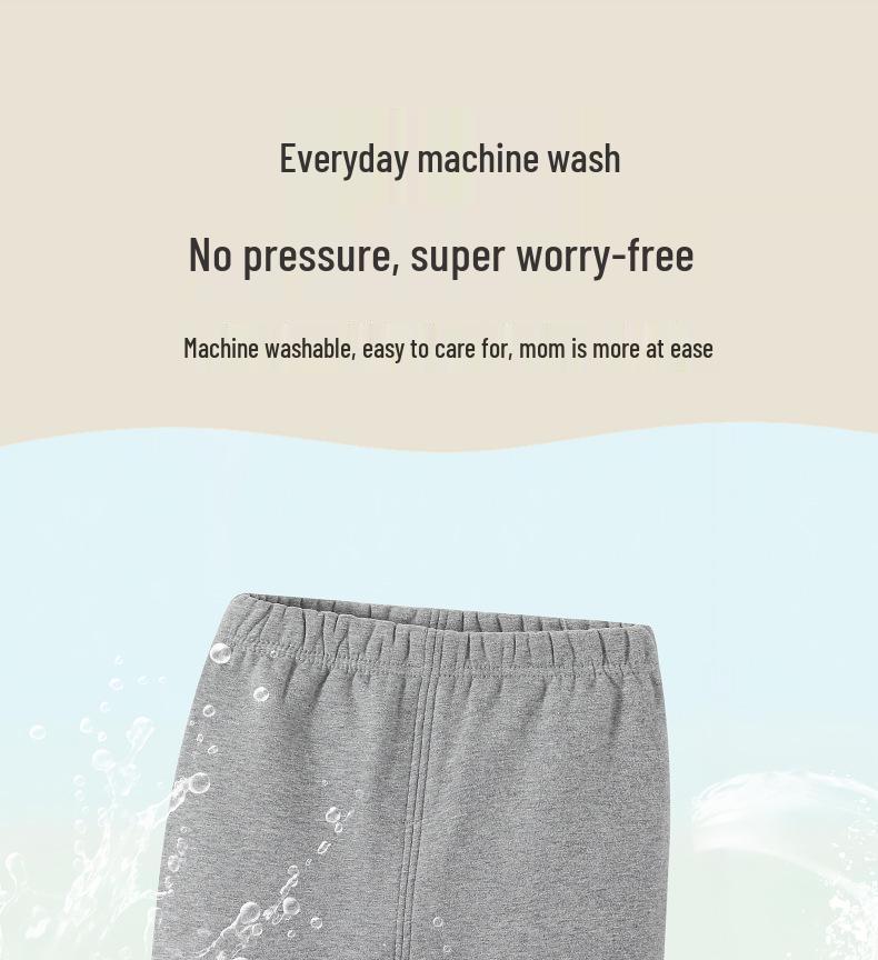 2025 Herbst/Winter Mädchen Leggings mit Herzdesign, Fleece gefüttert für Babys 0-3 Jahre - Lange Hosen mit offenem Schritt