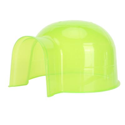 Hamster Sandbadbehälter Transparent Atmungsaktiv Hamstertoilette Versteck Kleintierbadezimmer für Hamster Igel