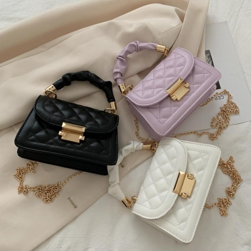 Leather Chain Women Shoulder Messenger Bags Fashion Flap Ladies Crossbody Bags Designer Handbags Bols