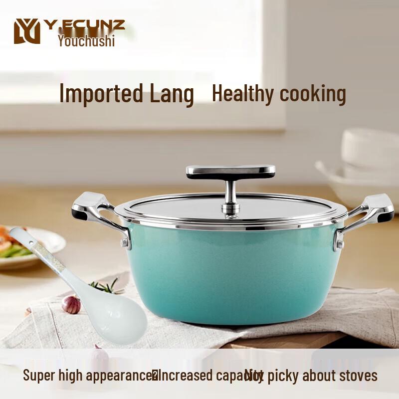 Y.ECUNZ 22cm Enamel Multi-functional Stockpot
