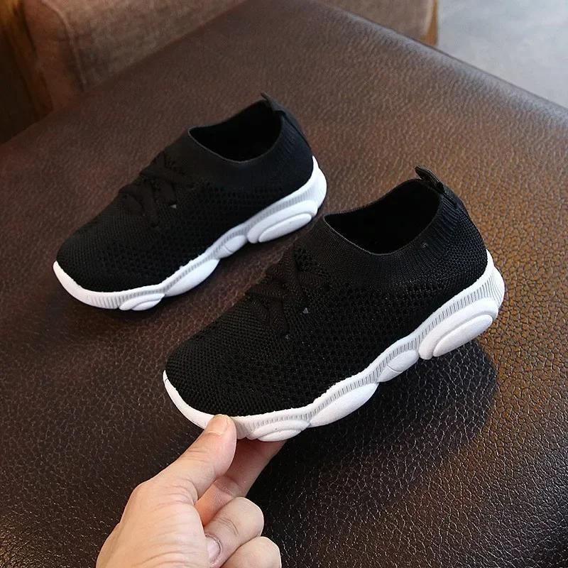 Baby Sneakers 2025 Fashion Children Flat  Infant Kids Baby Girls Boys Solid Mesh Sport Running Sneakers Shoes