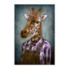 Human Body Animal Head Abstract Wall Art Print Giraffe Bear Lion Canvas Painting Nordic Poster Decor Pictures For Living Room No Frame