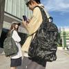 Camouflage backpack for men and women, lightweight waterproof large-capacitytravel backpack, junior high school student, high school student schoolbag