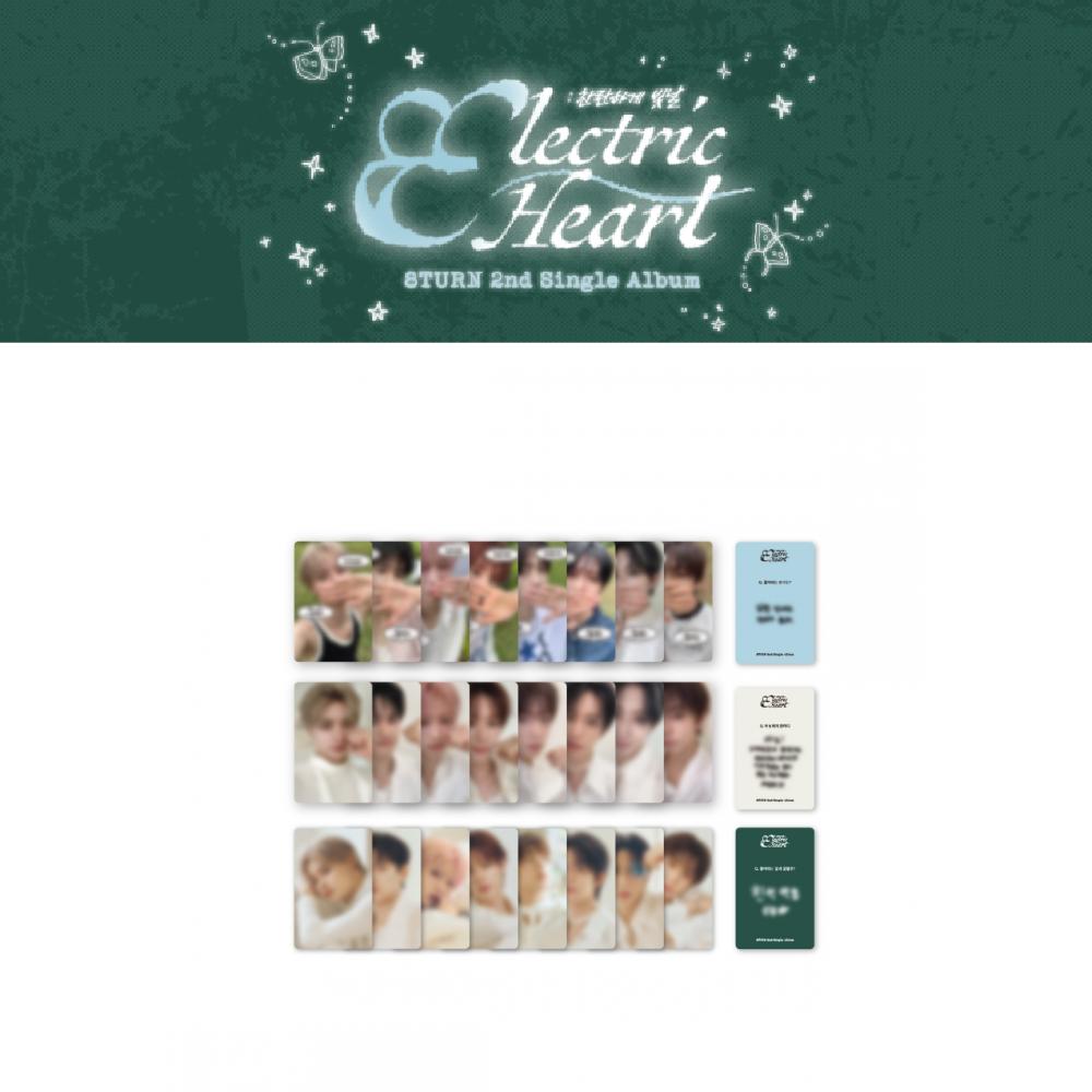 

Предзаказ 8TURN 2-го сингл-альбома Electric Heart Trading Card Random 1 pack