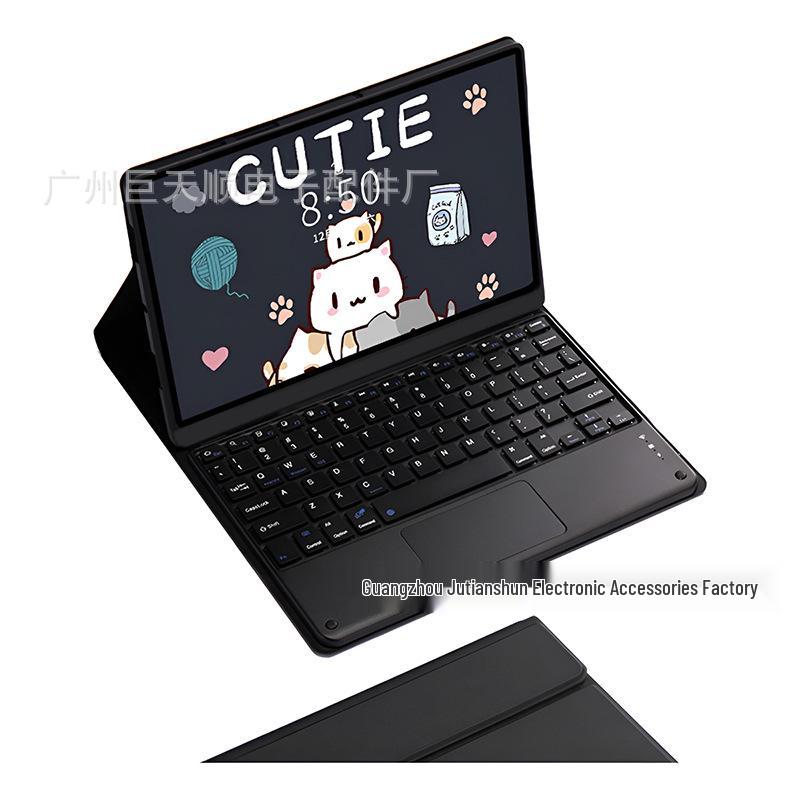 Huawei MatePad SE 11 Tablet Bluetooth Keyboard Case with Detachable Magnetic Silicone Shell