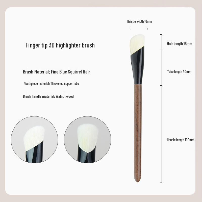 Phoenix Hall Bamboo Makeup Brush Set - Includes Small & Large Animal Hair Eyeshadow Brushes, Snow Fox Hair for Blending Detail.