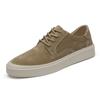 Suede Leather Skateboard Shoes Men Luxury Brand Leisure Walk Sneakers Lightweight Oxford Shoes Versatile Non-Slip Business Shoes