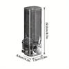 Wall Mounted Soap Dispenser with No Need for Drilling Installation, Bathroom and Kitchen Storage Organizer, Easy To Install