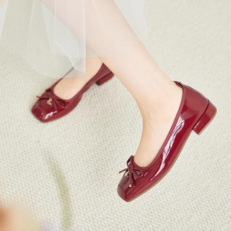Bow Women Flats Shoes Sexy Square Toe Loafers Summer New Sandals Elegant 2025 Casual Woman Sneakers Party Brand Zapatos