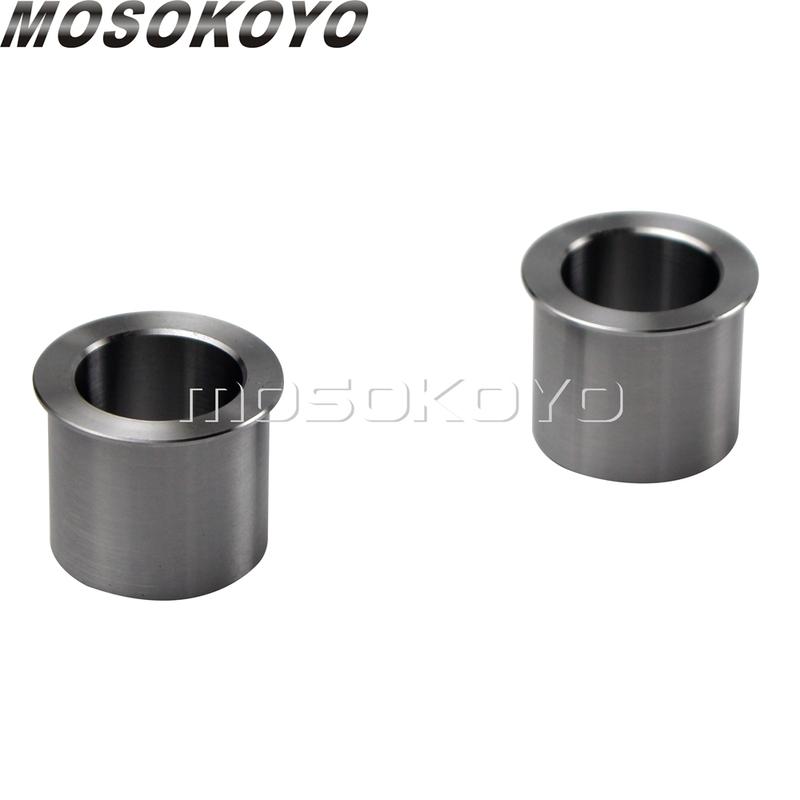 For Harley Wheel Bearing Reducers 1" To 3/4" Axle Reducer Spacer Kit for Sportster Touring Softail Dyna with 1" Sealed Bearings