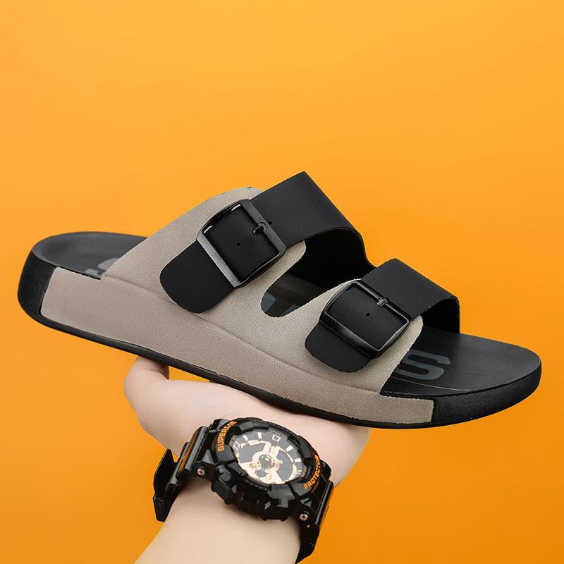 Già Y Sandals Nam Men's Sandals British Casual Breathable Beach Shoes