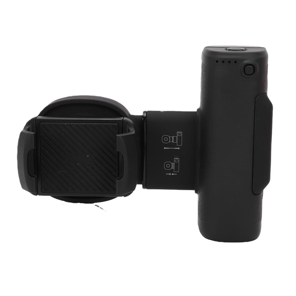 Smartphone Stabilizer Fill Light Aid 90 Degree Rotation Single Axis Handheld Phone Stabilizer for Outdoor Photography