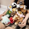 Various Cute Stuffed Animals Shoulderkins Pink Unicorn Turtle Octopus Penguin Funny Shoulder Decor School Party Bag Accessories