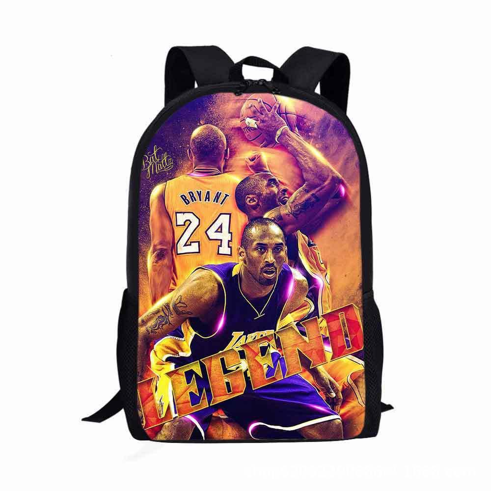 Stylish Kobe Curry James Basketball Star Backpack For Kids And Teens