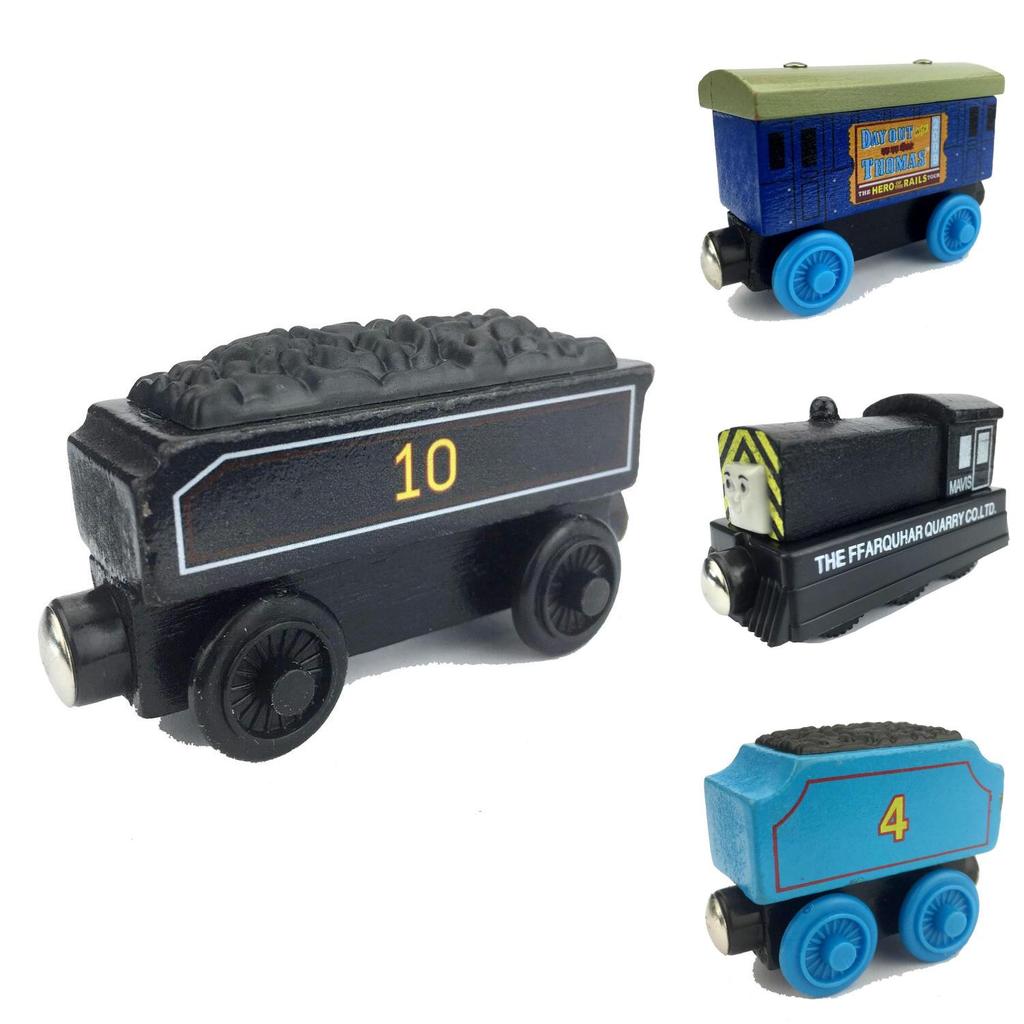 Thomas Train Car Tender Wooden Magnetic Railway Toy Truck Kids Gift Set