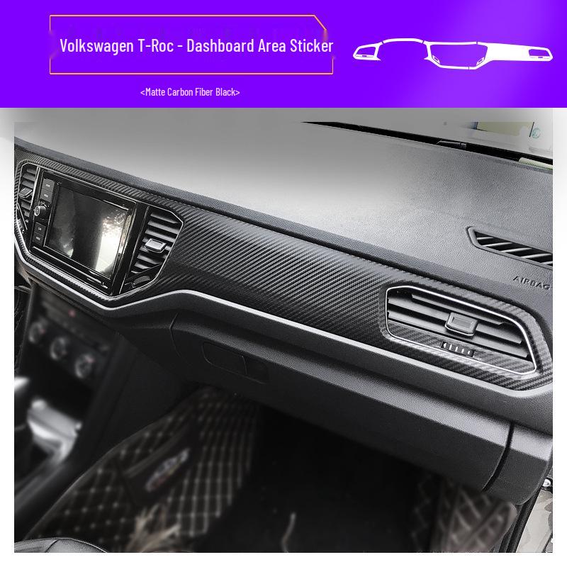 18-21 Volkswagen T-Roc Starry Sky Interior Stickers for Console & Gear Lever