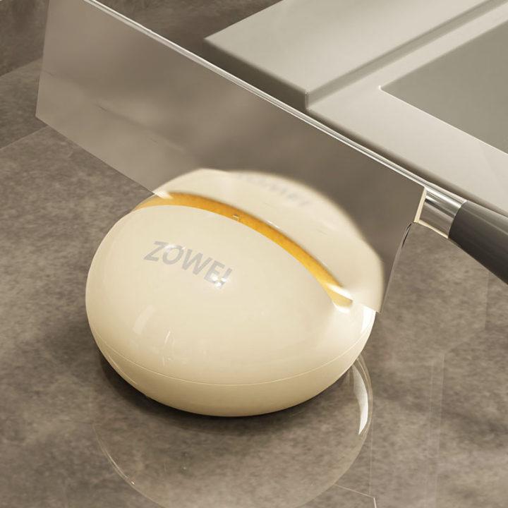 Suction Cup Knife Sharpener, Quick Kitchen Knife Stone Multifunctional Tool 72x72x46mm бежевый