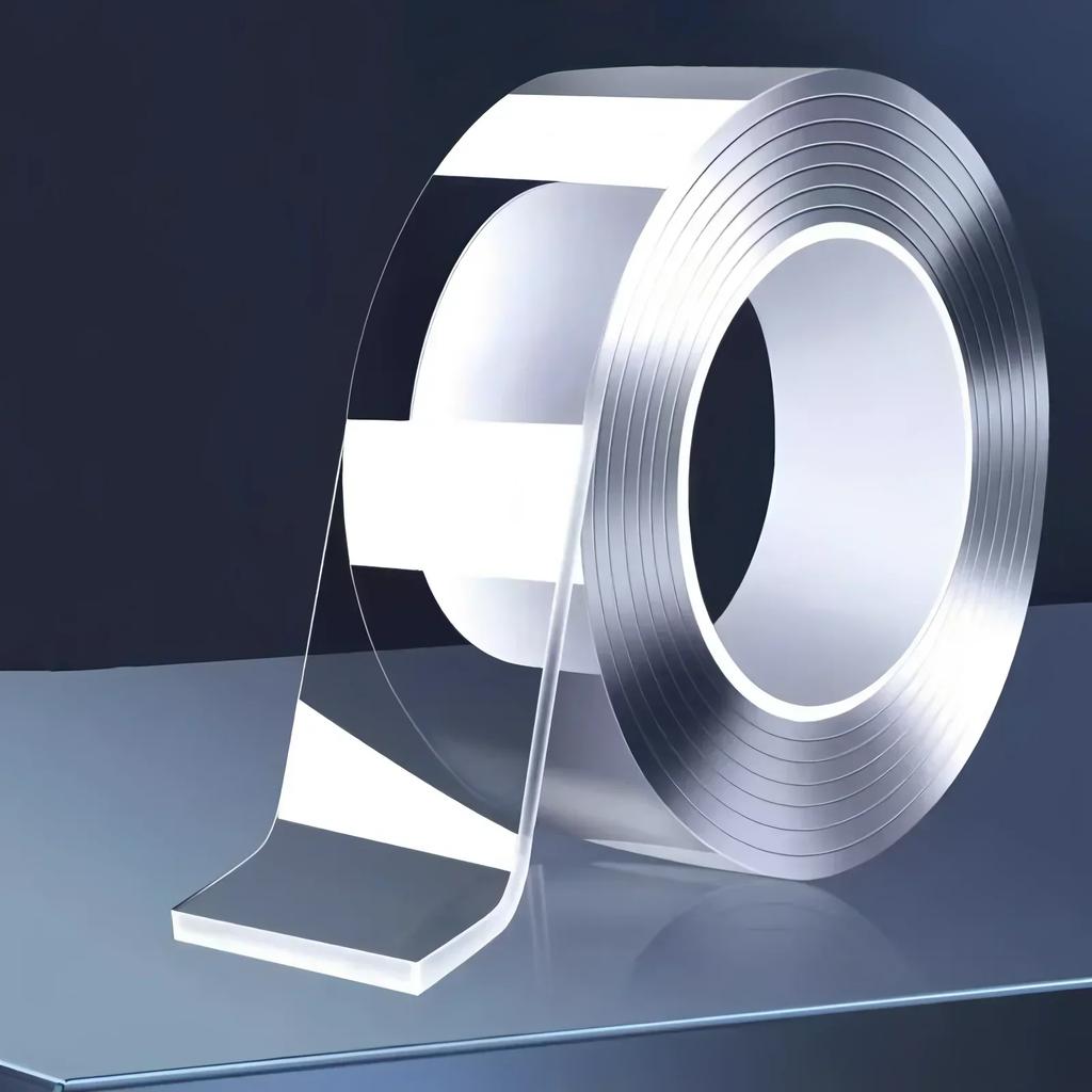 Nano-strength Double-Sided Tape, Heavy-Duty, Transparent, Waterproof, High-Adhesion, Multi-Purpose, Reusable, Nano Tape