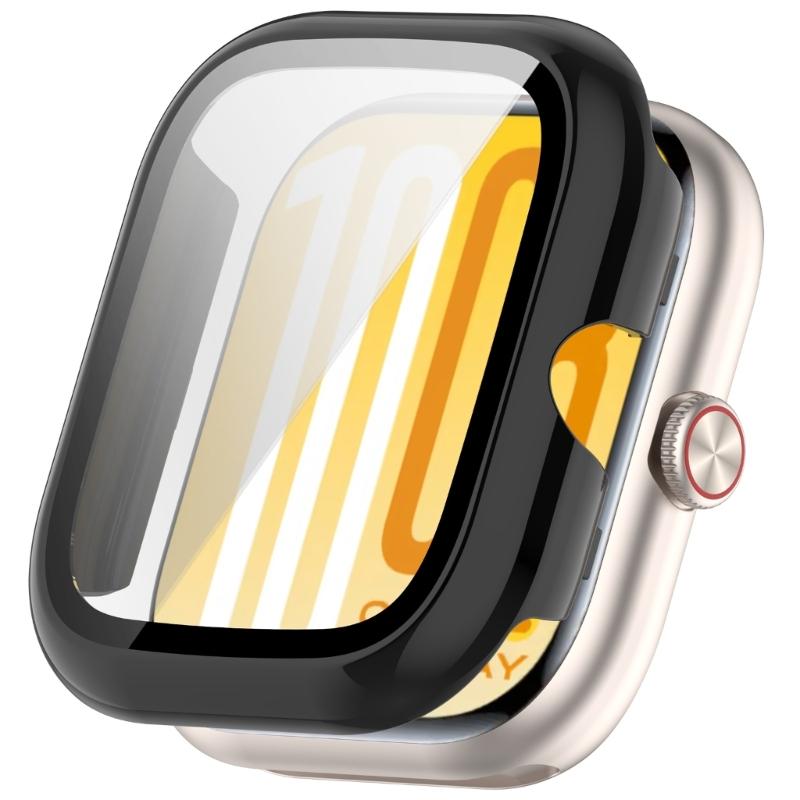 Integrated Screen Protector Frame Protectios Case for Watch GT2 Smartwatch PC Tempered Glass Cover