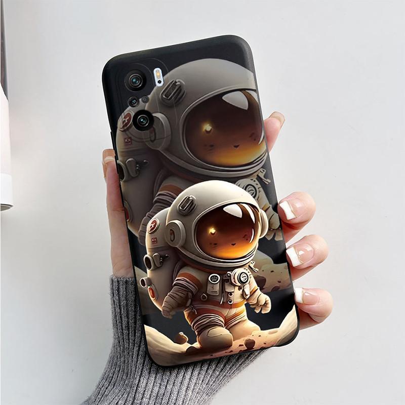 For Xiaomi POCO F3 Case POCO F3 5G Cover Cute Butterfly Astronaut Cartoon Soft Silicone Phone Case For Poco F3 GT PocoF3 Fundas