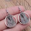 Classic Fashion Pharaoh Chief Ankh Cross Amulet Earrings Layered Valentine's Gift for Prom Nights