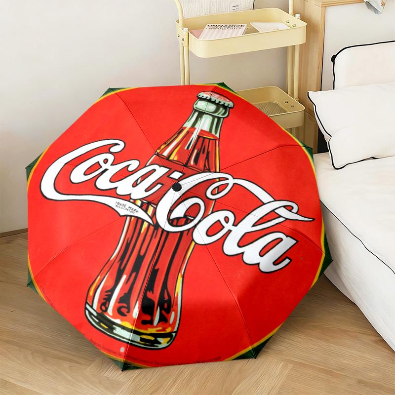 Christmas Gift Halloween Theme Bear Truck Coca Cola umbrella is suitable for all seasons, including home travel and outdoor activities Y15