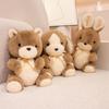 Kawaii Teddy Bear Long-eared rabbit Soft Plush Toys Stuffed Animal Cute Rabbit Doll Birthday Christmas Gift Kids  Baby Toy