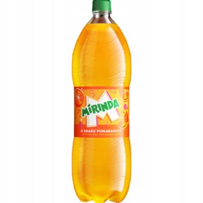 Mirinda Napój gazowany o smaku pomarańczy 2 l x 8 sztuk