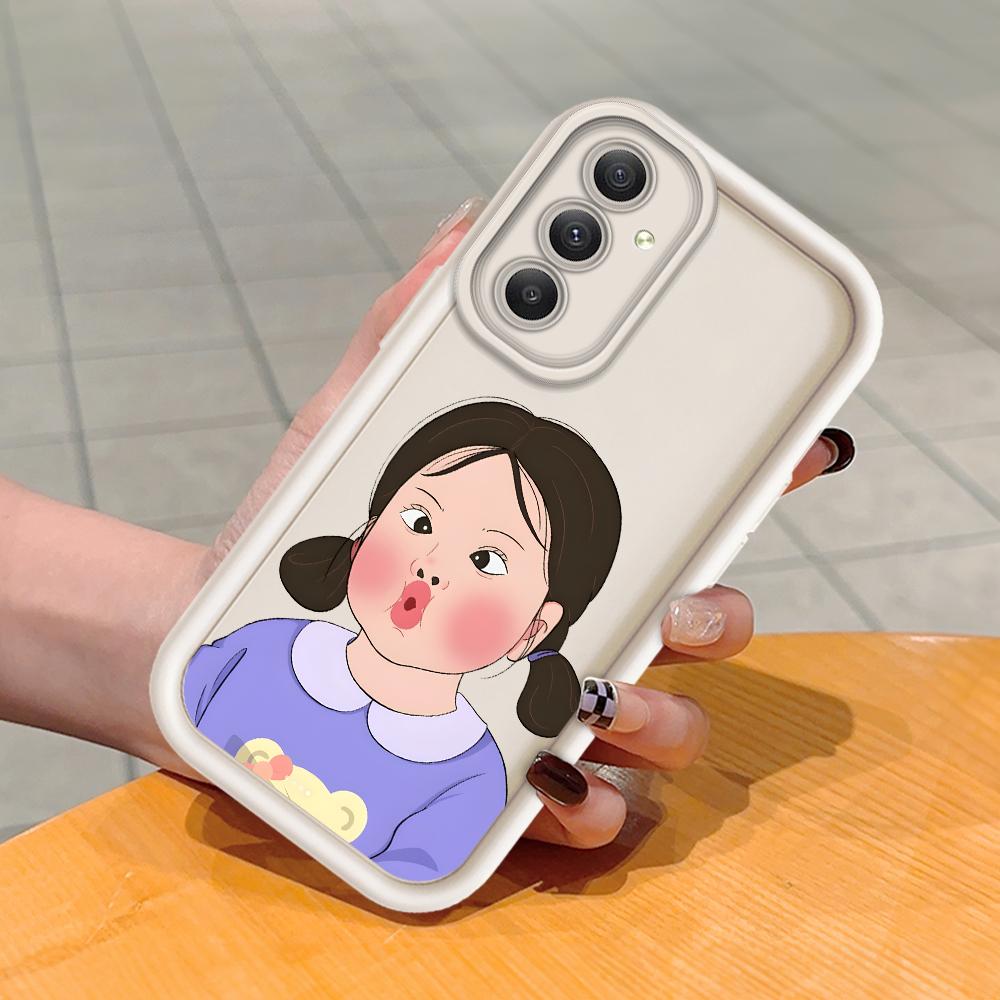 Soft Silicone Square Ladders Cartoon Pattern Full Cover Camera Protection Shockproof Case for Huawei Honor Xiaomi Redmi Samsung