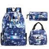 Football Printed Student Backpack Multifunctional Usb Interface Large Capacity Leisure Travel Backpack