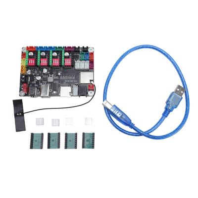 DC12V 24V 10A Engraving Machine Control Board Kit 4 Axes GRBL 32 Bit Engraving Machine Mainboard with A4988 Stepped