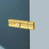 Slide Bolt Door Latch Aluminum Self Sticky Sliding Lock for Home Office Bathroom Bedroom
