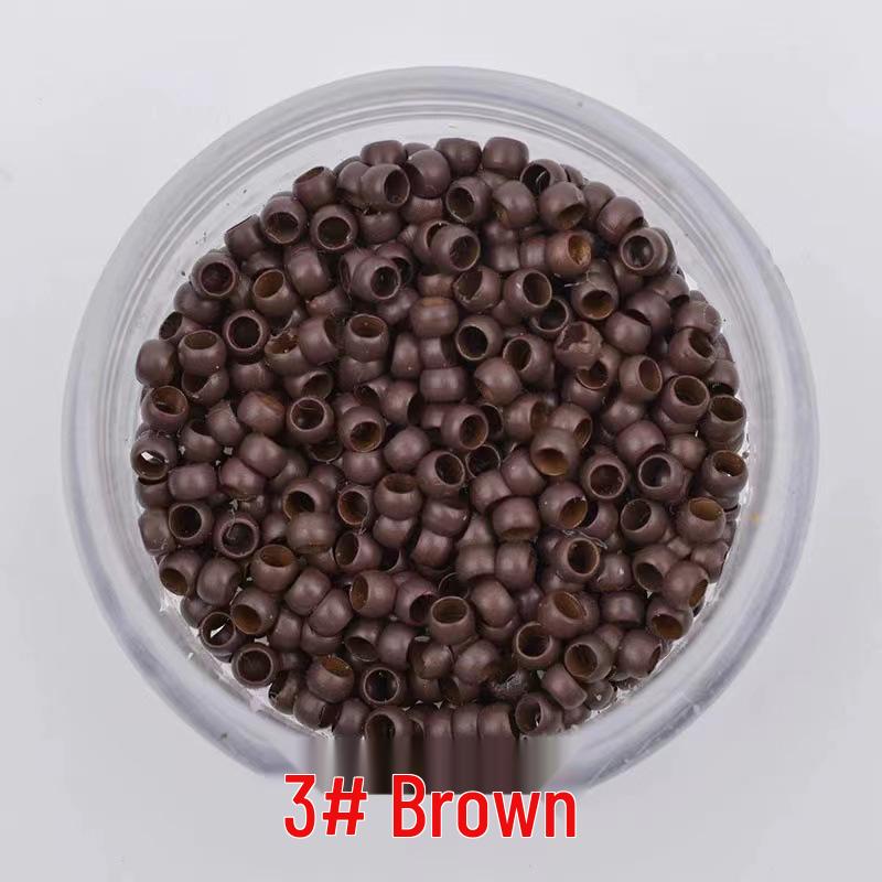 "2.5mm Nano Copper Micro Hair Extension Rings - 1000pcs"