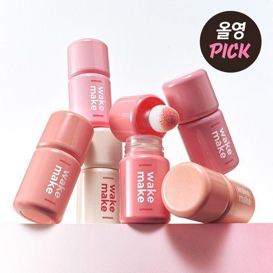 WAKEMAKE Shaking Blur Cheek 4.0g 6COLOR