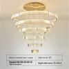 Modern Luxury Duplex Crystal Chandelier for High Ceiling Staircase & Villa Living Room