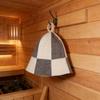 Woll-Sauna Hut Zum Hitzeschutz Und Schnelltrocknend Im Dampfbad Bietet Komfort Und Langlebigkeit