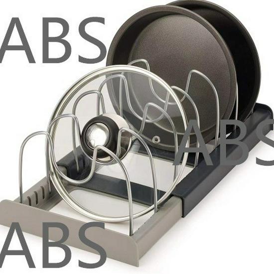 Extendable Kitchen Utensil & Cookware Organizer Rack