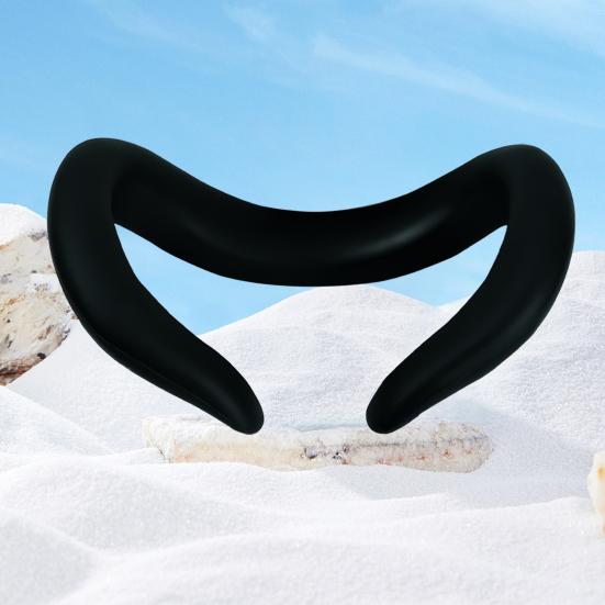 Fone de ouvido VR Silicone À prova de suor Lavável Almofada facial macia Previne vazamento de luz Realidade Virtual