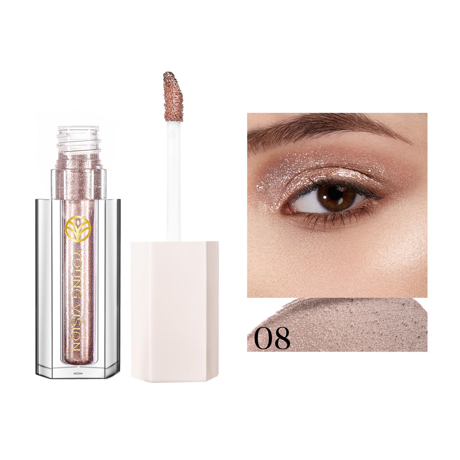 

YOUNG VISION-1PCS-shimmer liquid eyeshadow червоний