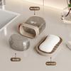 Travel Soap Box Portable Soap Dishes Sealed Drainage Soap Case  Waterproof Soap Organizer Tray Leak Proof Soap Organizer